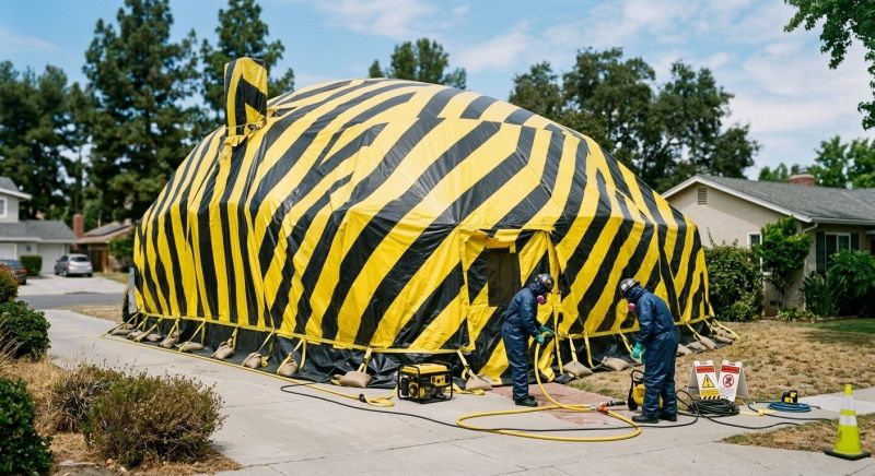 Termite Tenting in Asheville, NC